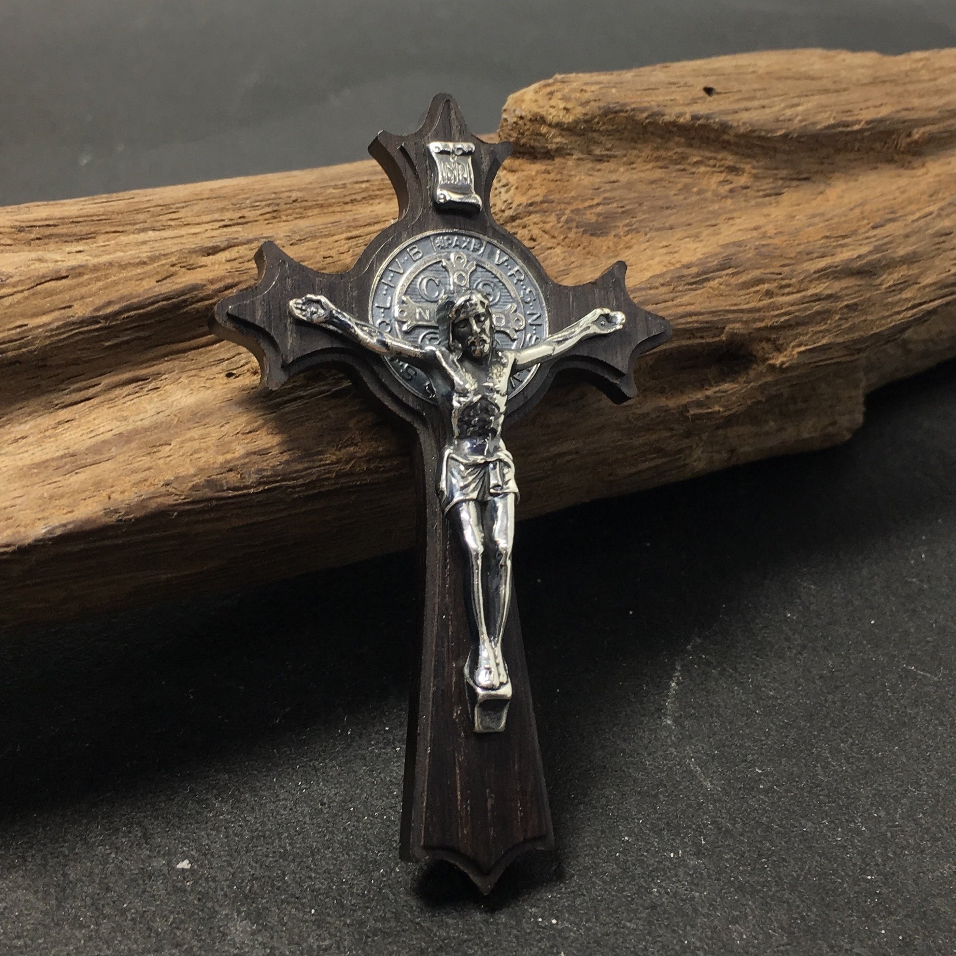 Vintage 925 Sterling Silver Jesus Christ Crucifix Cross Pendant