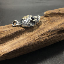 Load image into Gallery viewer, Renegade Sterling Silver Skull Pendant
