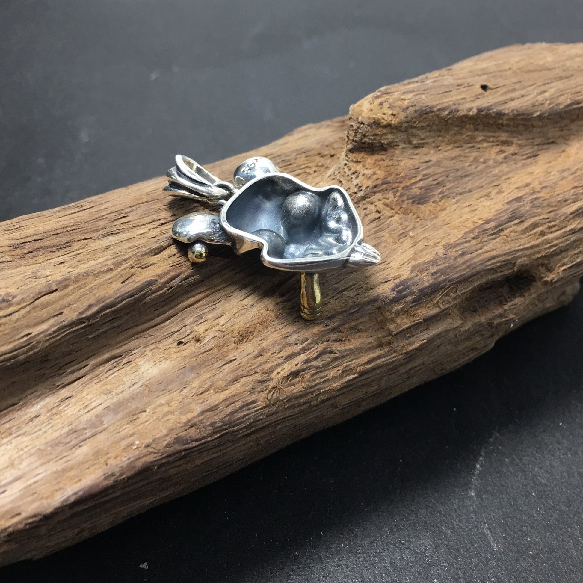 Vintage 925 Sterling Silver Bear Pendant