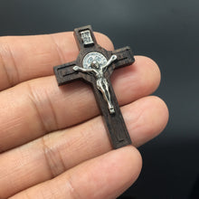 Load image into Gallery viewer, 925 Sterling Silver Cross Christ Jesus Pendant Religious Jesus Gift for Men Jewelry
