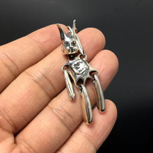 Load image into Gallery viewer, Vintage 925 Sterling Silver Cute Bunny Rabbit Pendant
