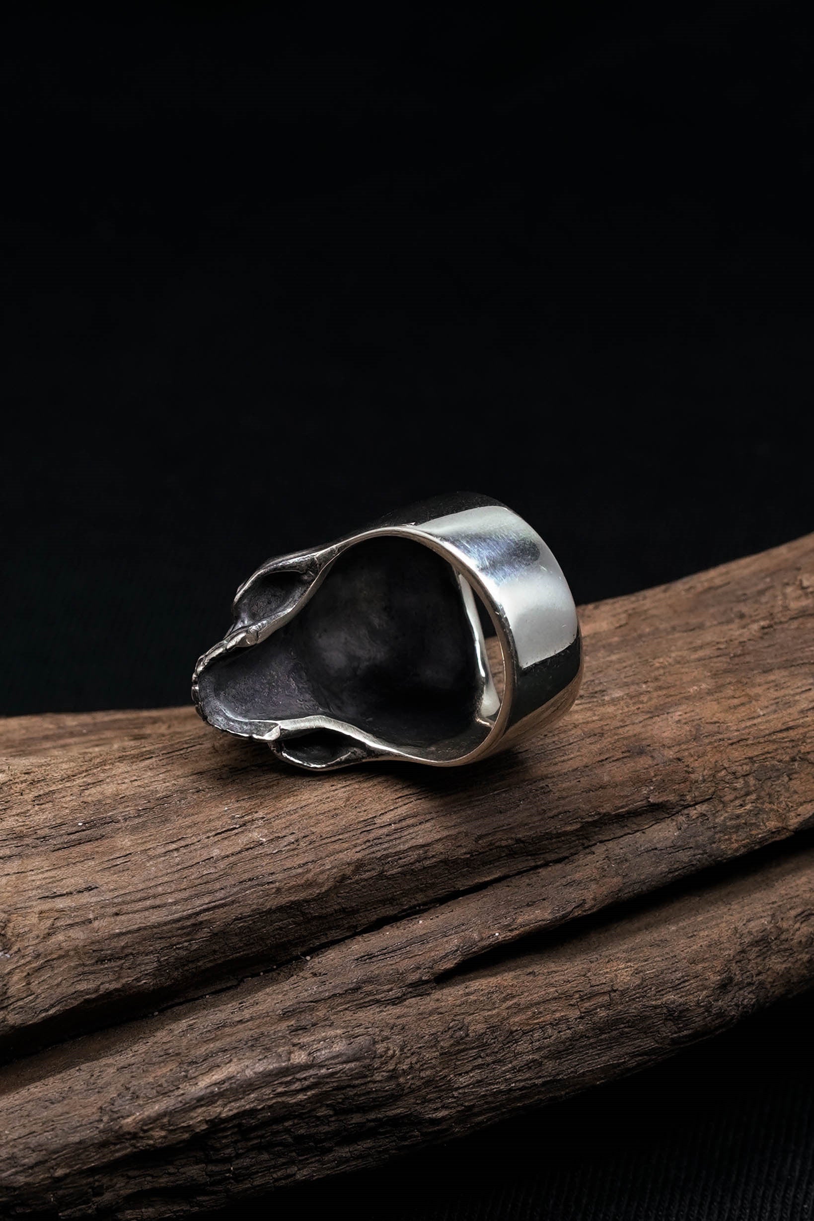 Bold Skull 925 Sterling Silver Retro Ring