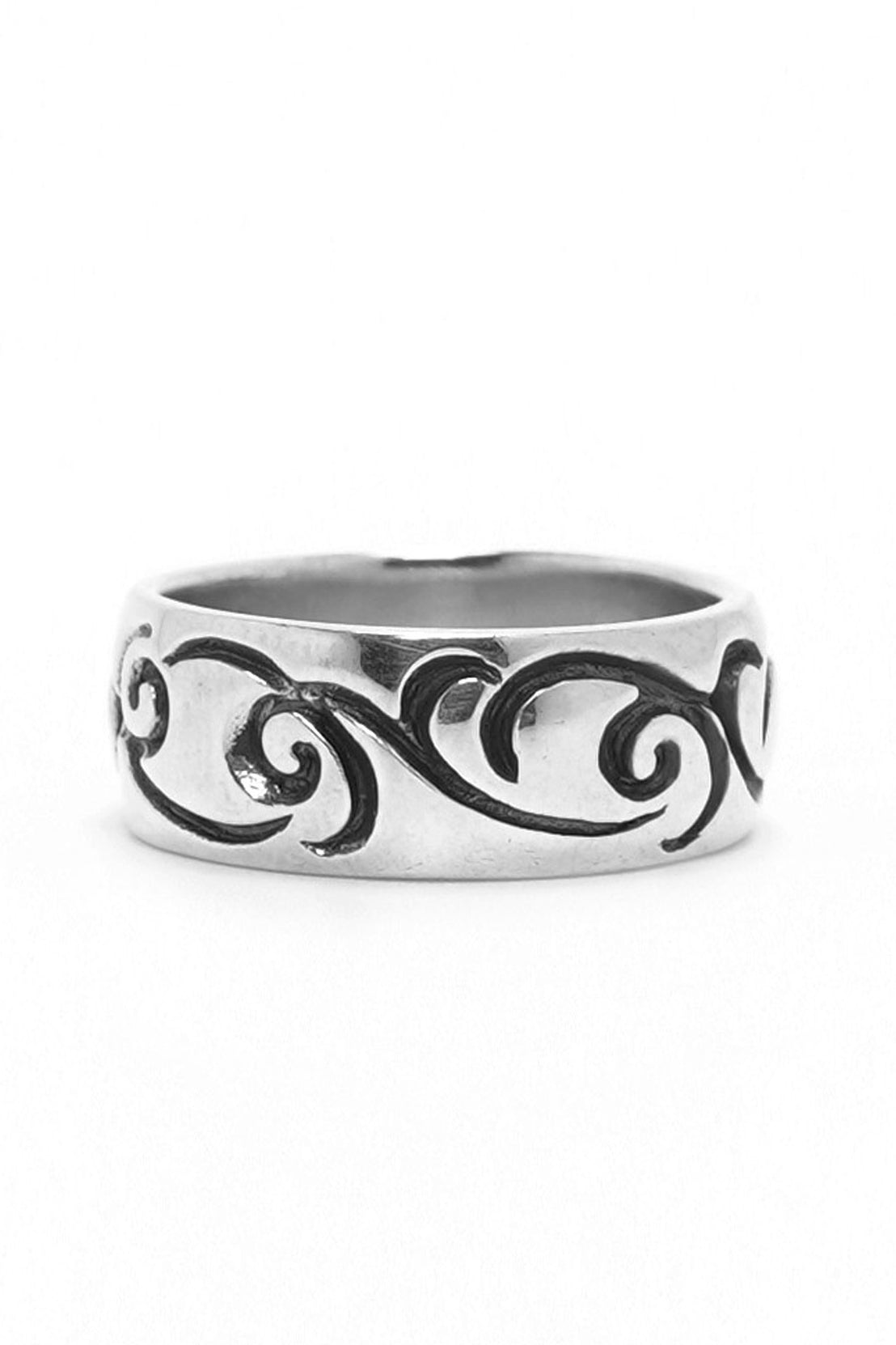 925 Sterling Silver Simple Antique Pattern Ring
