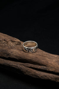 925 Sterling Silver Simple Antique Pattern Ring