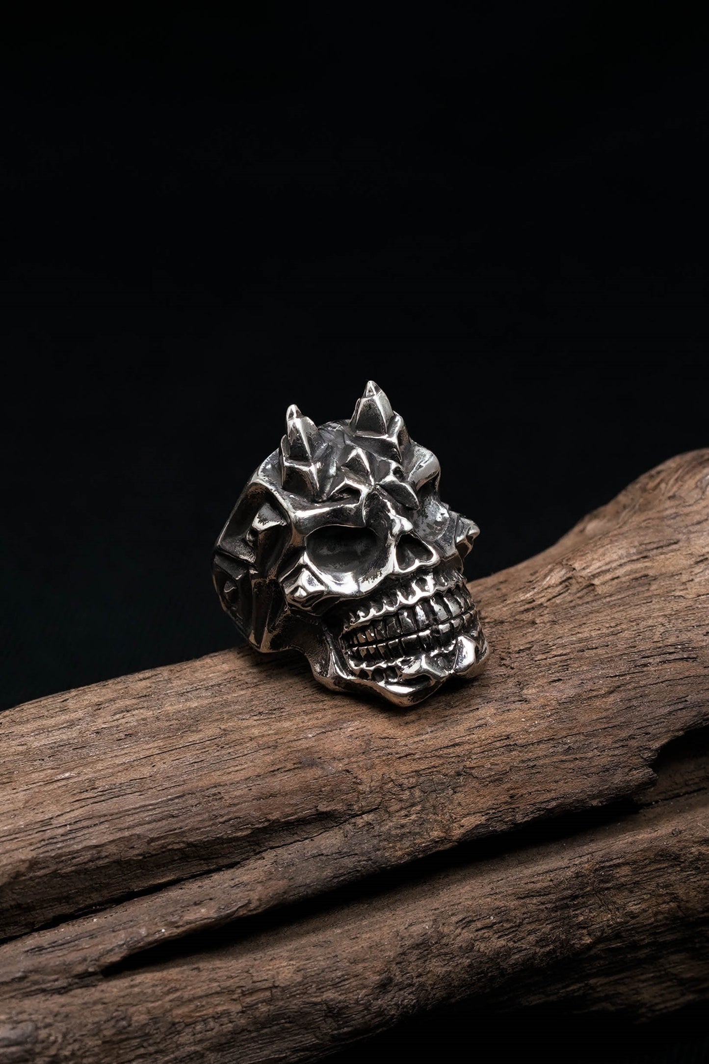 Skull Ring Retro 925 Sterling Silver