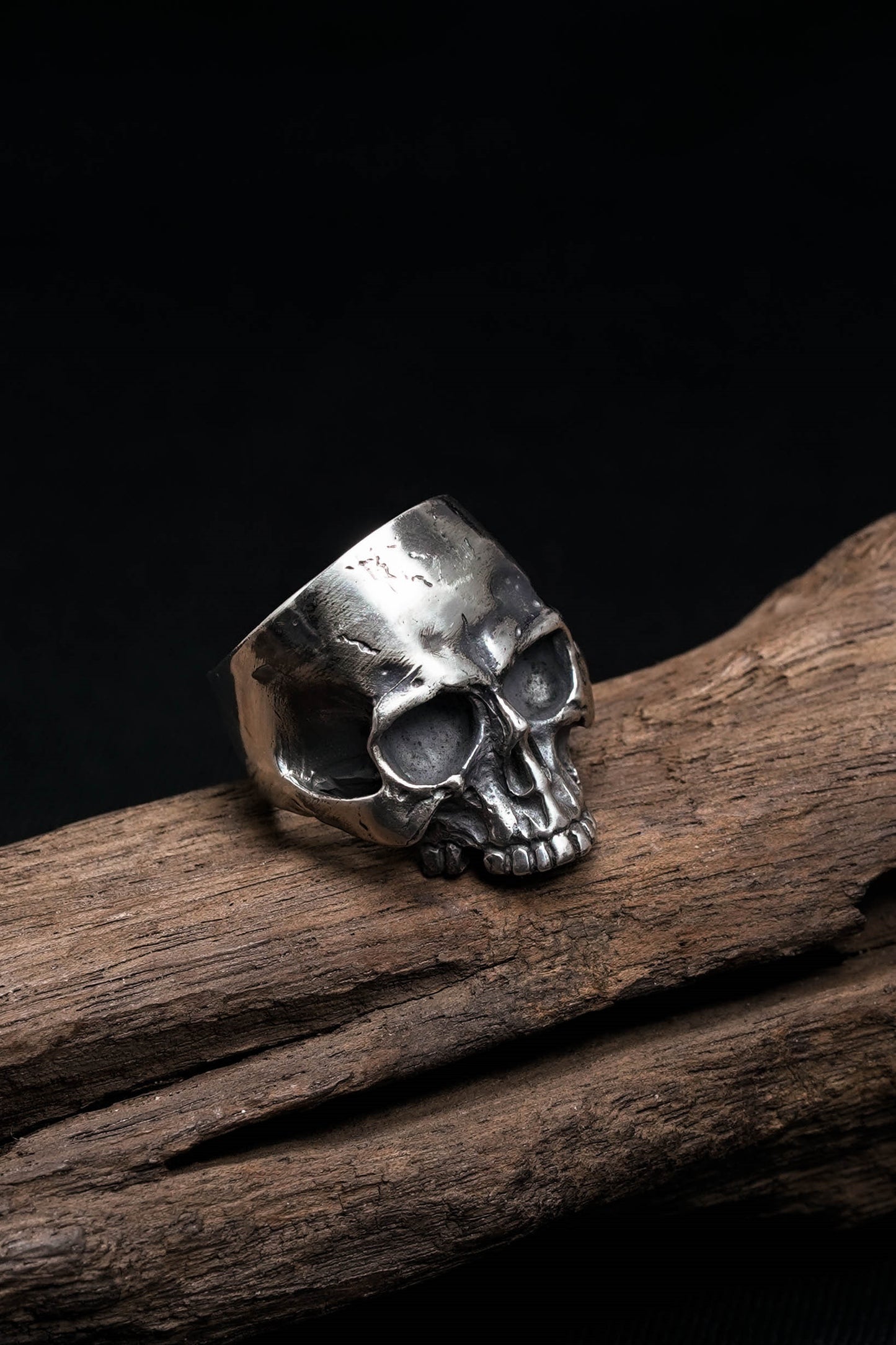 925 Sterling Silver Retro Skull Ring