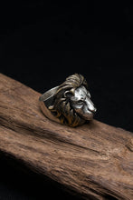 Load image into Gallery viewer, Retro Lion Head 925 Sterling Silver Ring Jewelry
