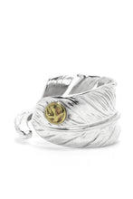 Load image into Gallery viewer, Takahashi Goro Small Feather 925 Silver Ring
