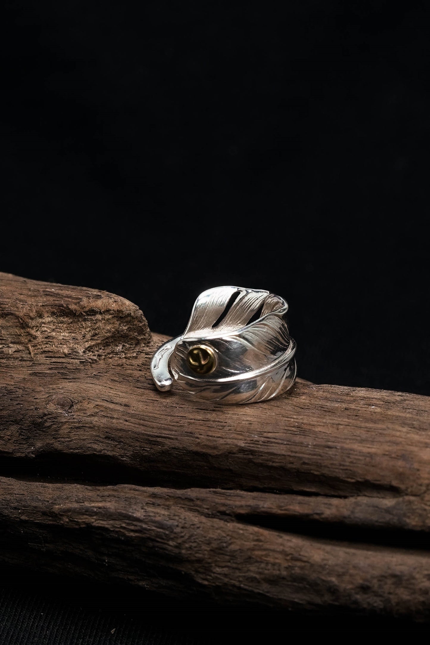 Takahashi Goro Small Feather 925 Silver Ring