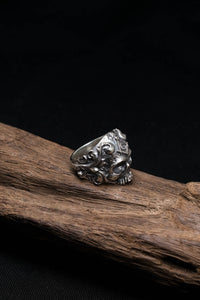 Retro Skull 925 Sterling Silver Ring