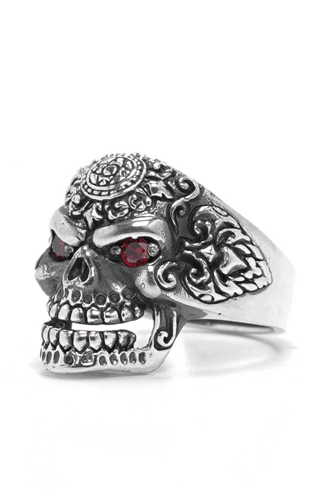 Skull 925 Sterling Silver Retro Rings Men