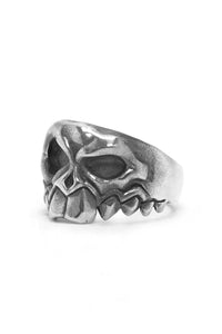 925 Sterling Silver Big Teeth Skull Ring