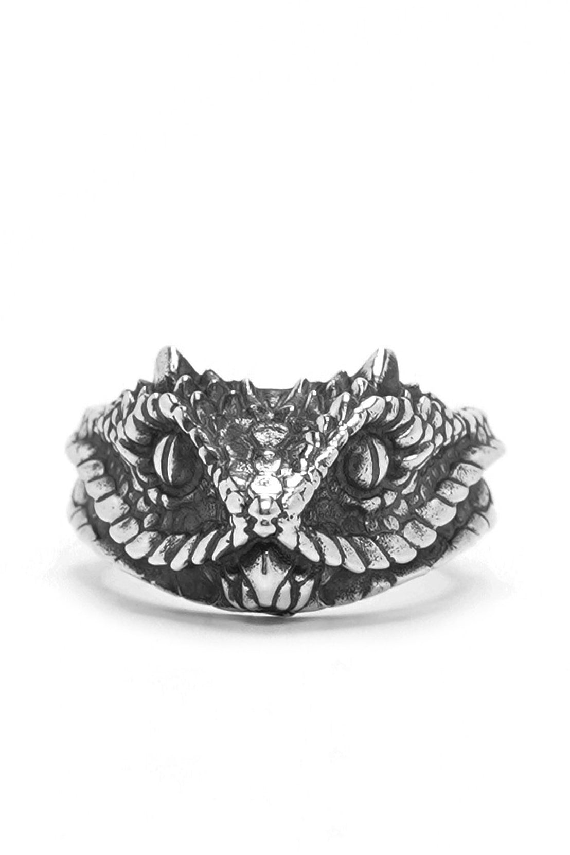 Snake Head Retro 925 Sterling Silver Ring