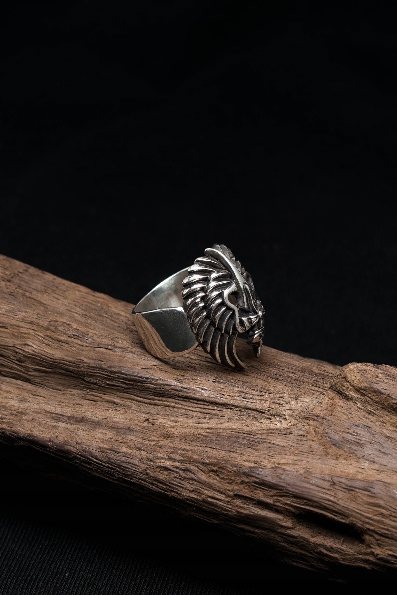 Retro 925 Silver Wings Ring
