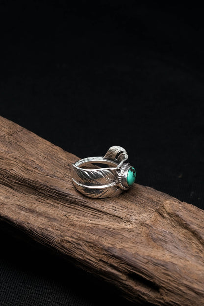 Takahashi Goro Feather 925 Sterling Silver Ring