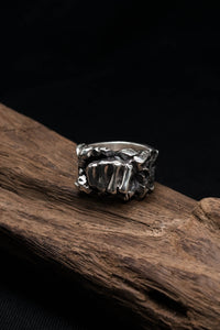 Retro 925 Sterling Silver Fist Ring