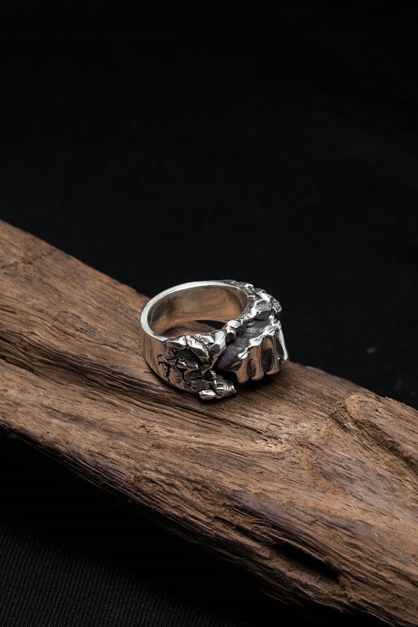 Retro 925 Sterling Silver Fist Ring