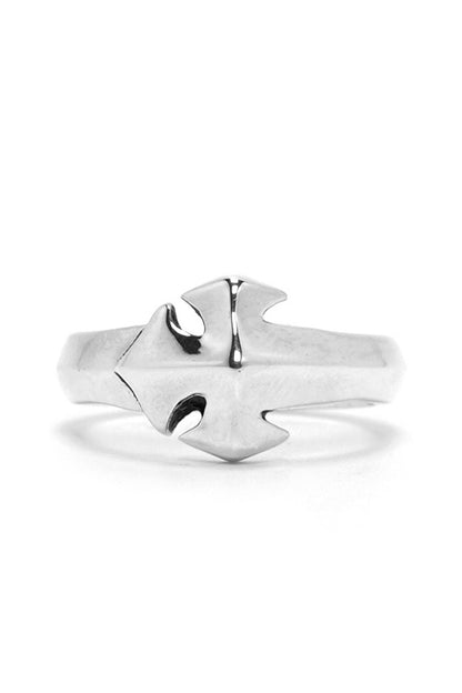 Retro 925 Sterling Silver Small Cross Ring