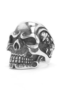 Retro 925 Sterling Silver Skull Ring