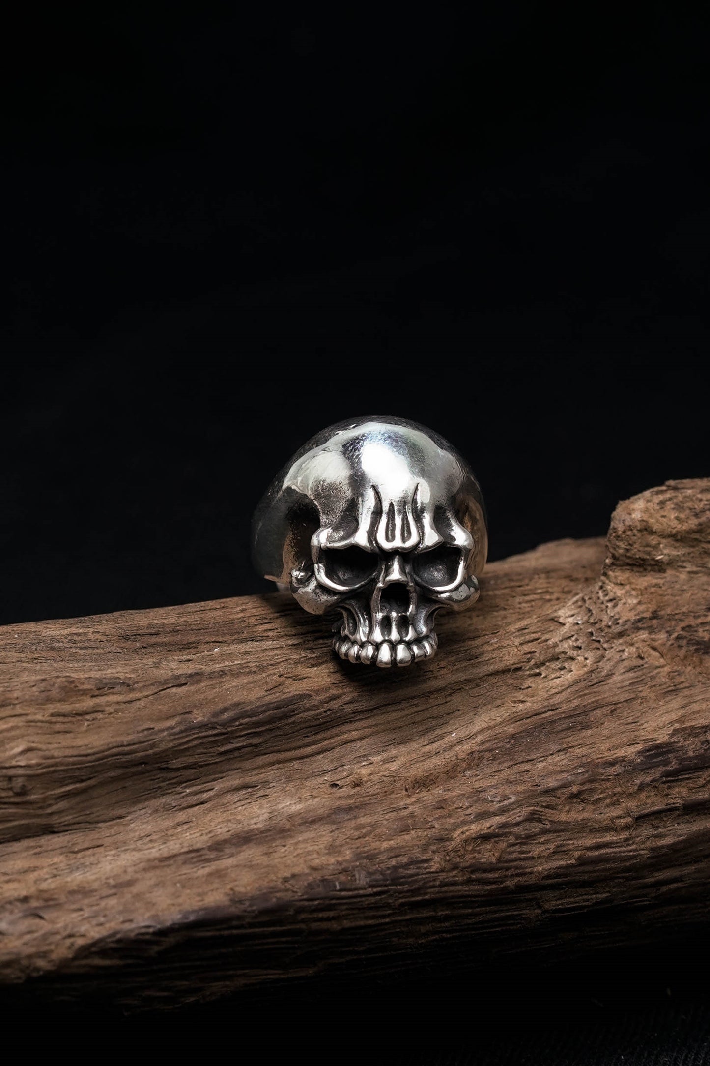 Vintage Silver Skull Men's Ring