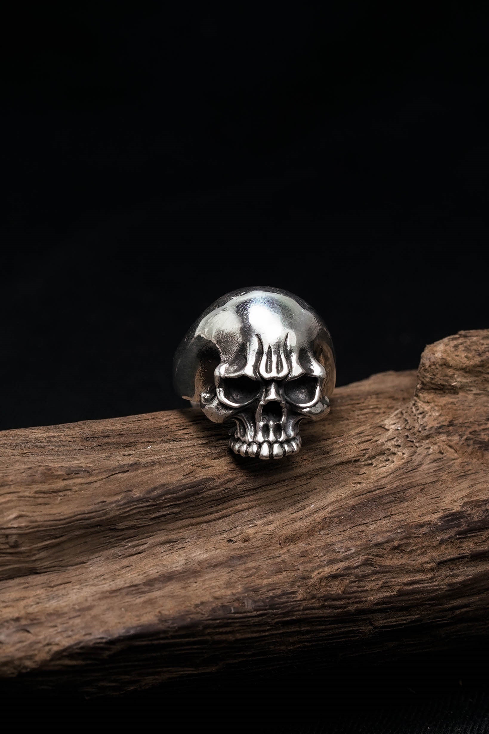 Vintage Silver Skull Men's Ring