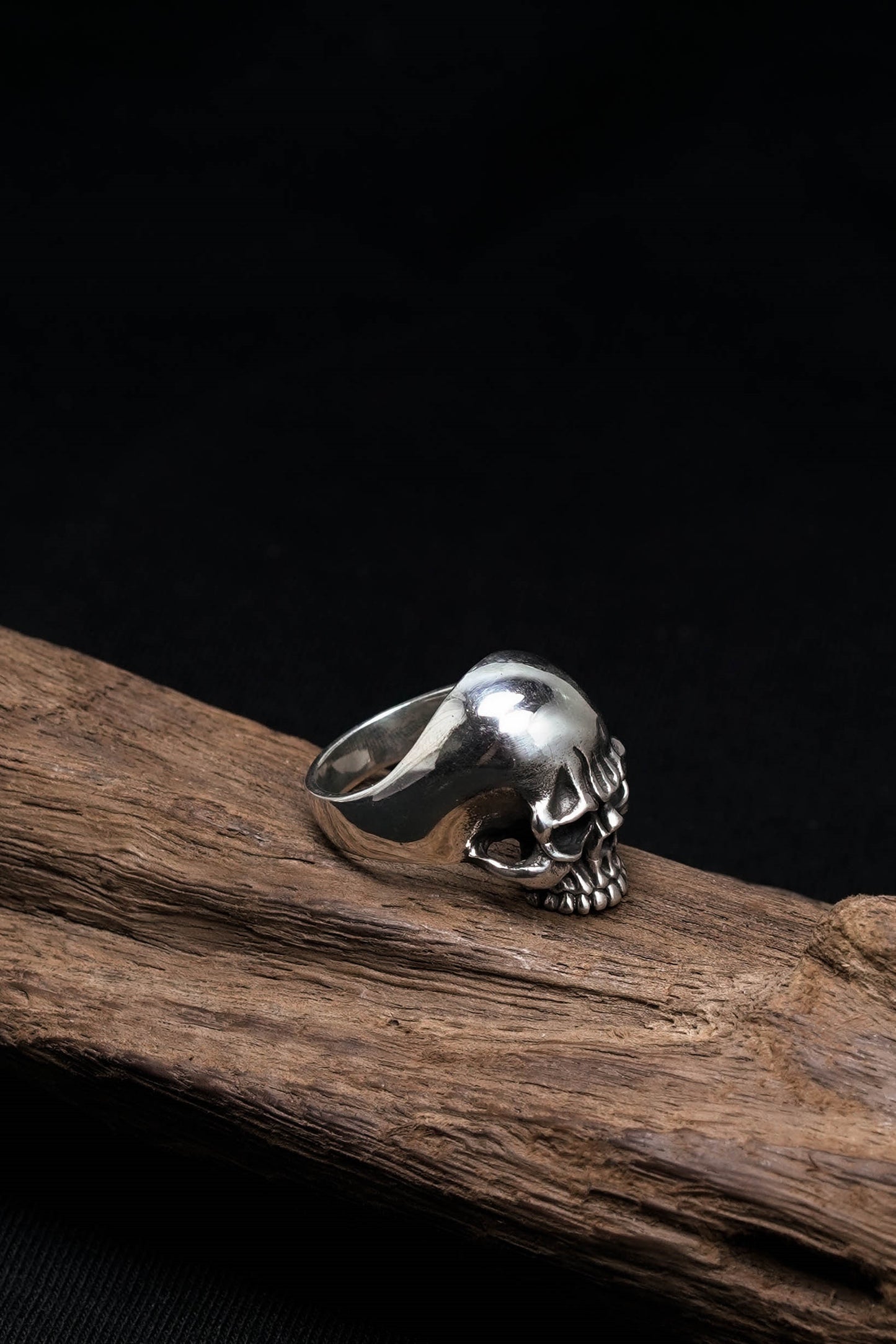 Vintage Silver Skull Men's Ring