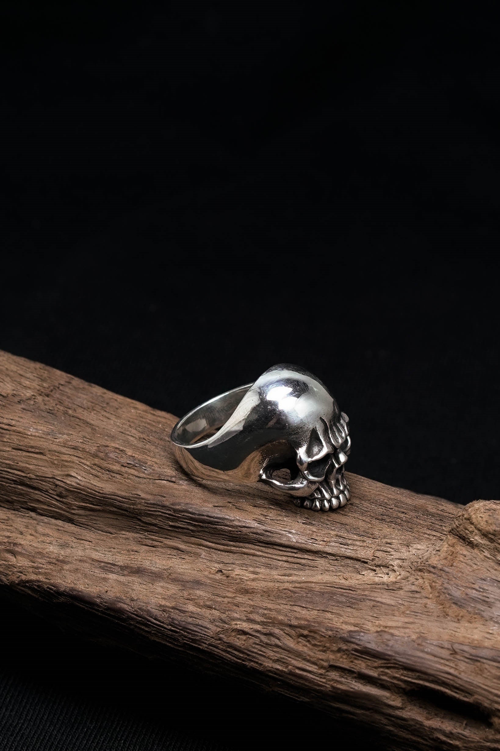 Vintage Silver Skull Men's Ring