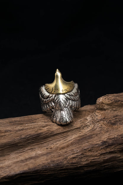 Takahashi Goro 925 Sterling Silver Eagle Ring