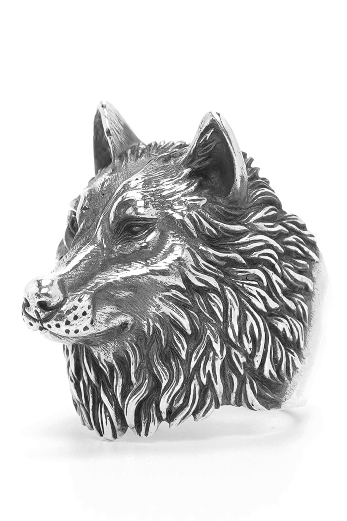 Wolf Head Retro 925 Sterling Silver Ring