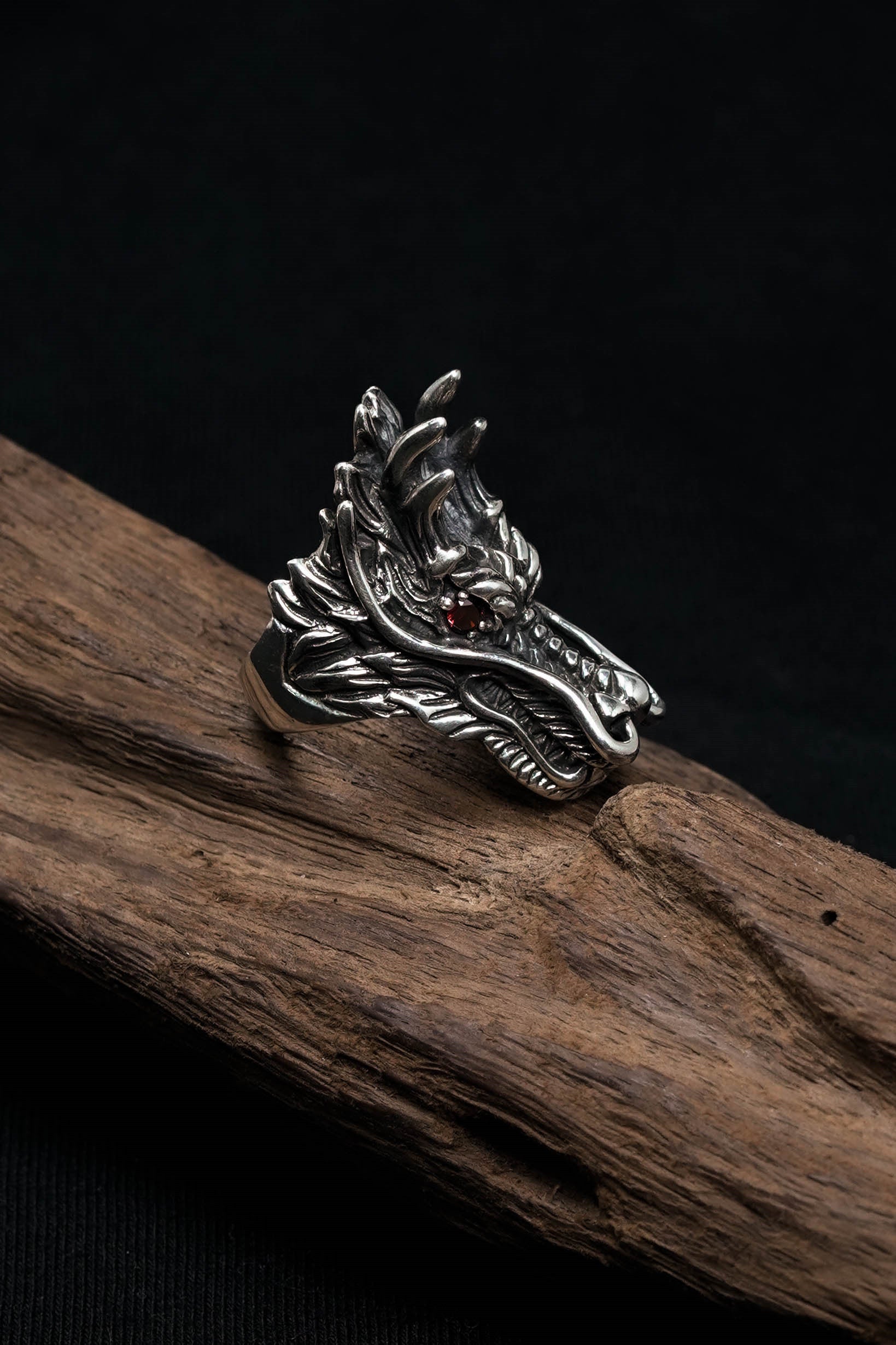 Dragon Head Retro 925 Sterling Silver Ring