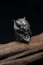 Load image into Gallery viewer, Retro 925 Sterling Silver Skull Skeleton Ring
