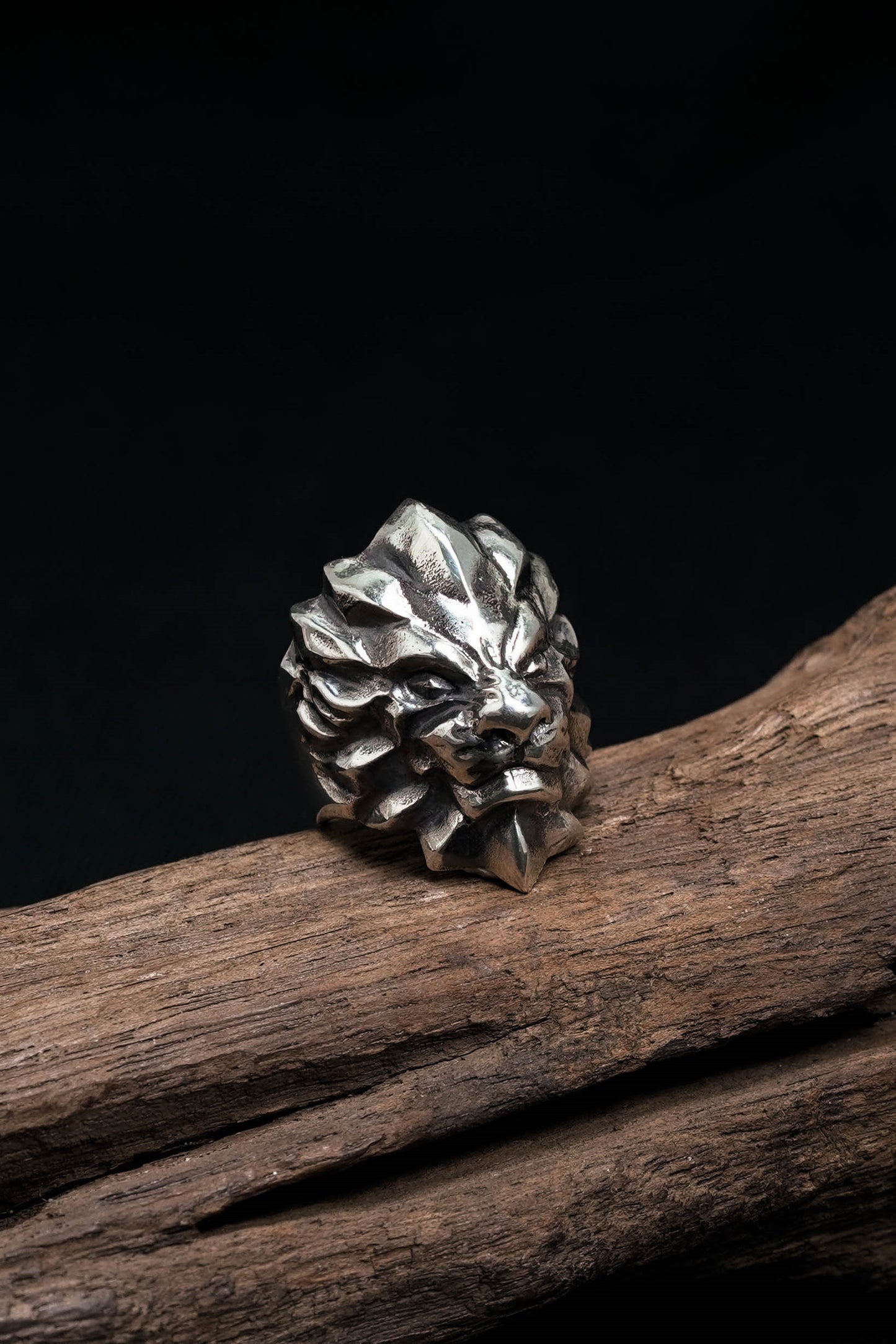 Lion Head Retro 925 Sterling Silver Ring