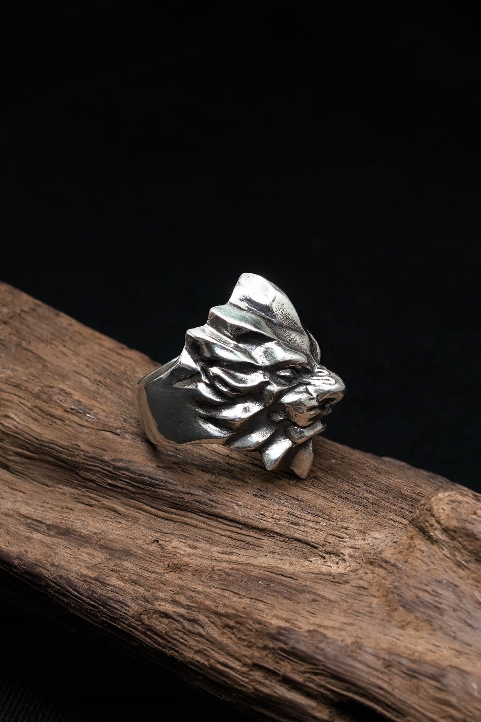 Lion Head Retro 925 Sterling Silver Ring