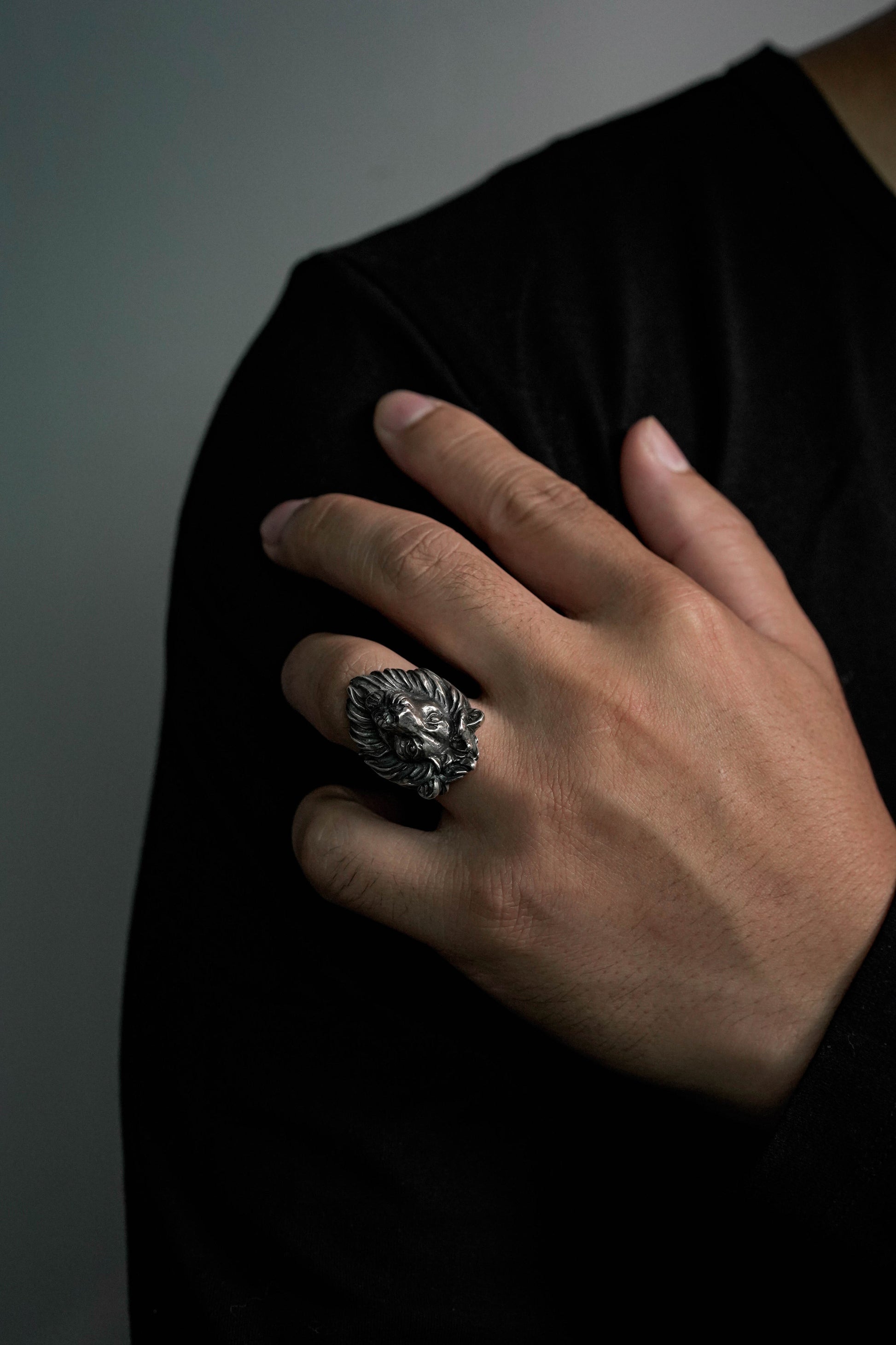 Lion Head Retro 925 Sterling Silver Ring