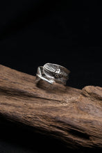 Load image into Gallery viewer, Feather Retro 925 Sterling Silver Ring
