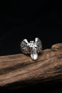 Angle Wings Retro 925 Sterling Silver Ring
