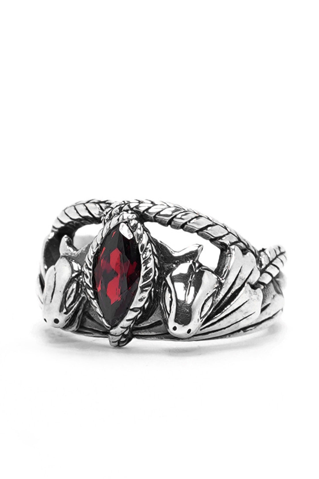Snakes Retro 925 Sterling Silver Ring