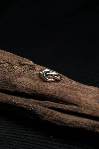 Knot Ring Retro 925 Sterling Silver