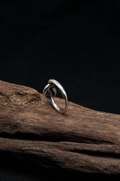 Knot Ring Retro 925 Sterling Silver