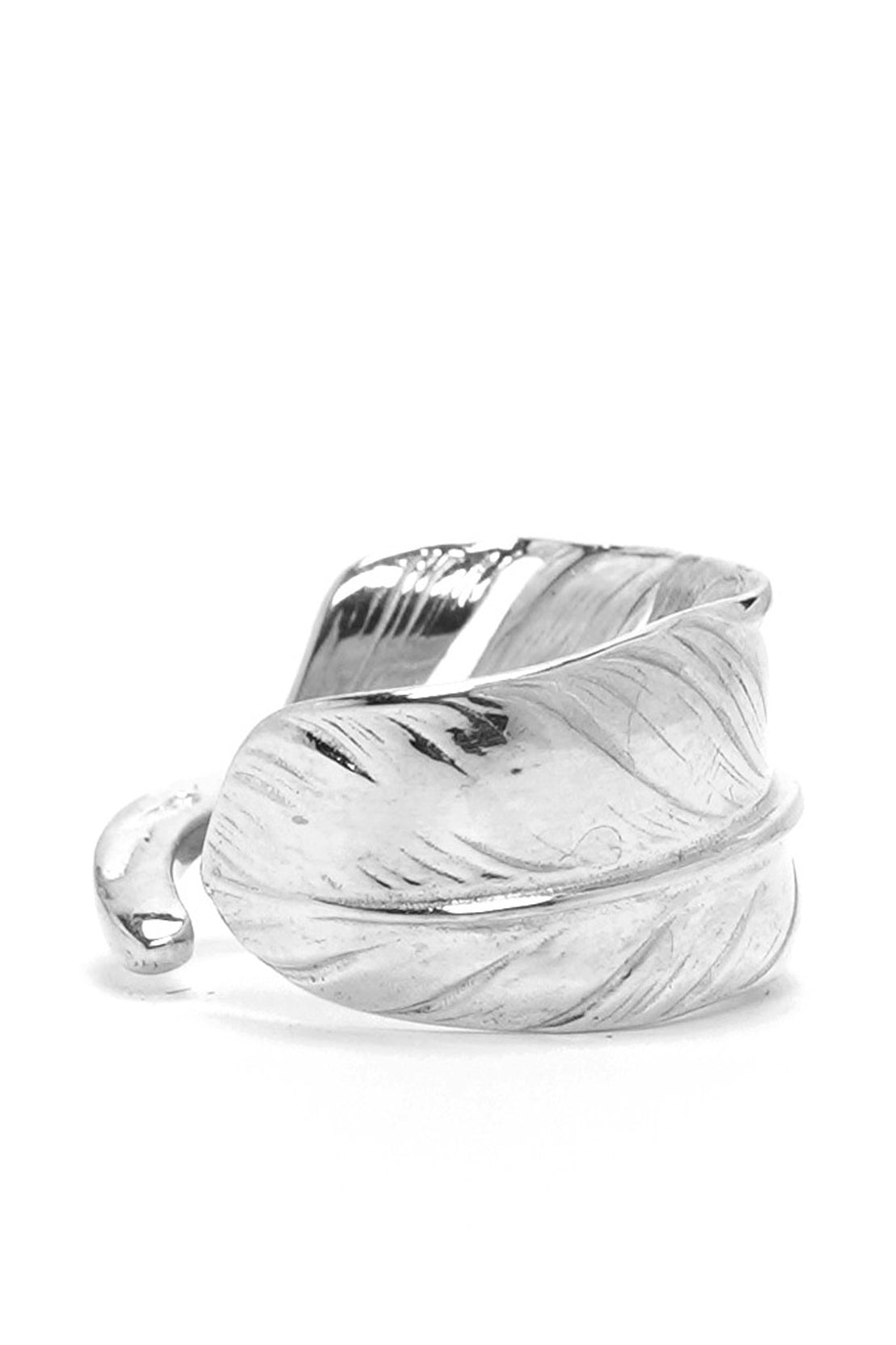 Silver Feather Ring