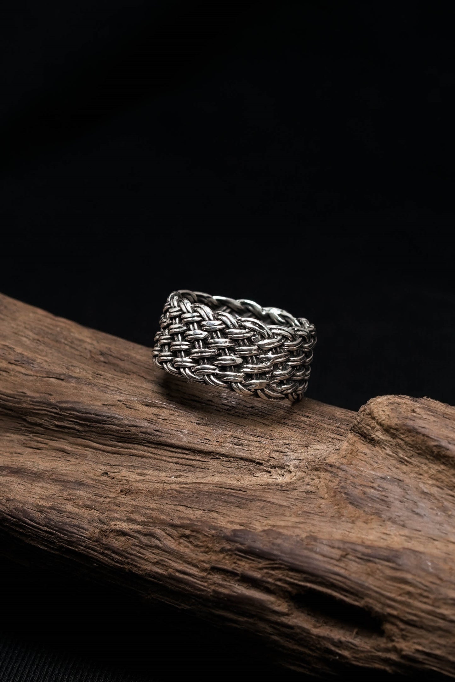 Classic Web Retro 925 Sterling Silver Ring