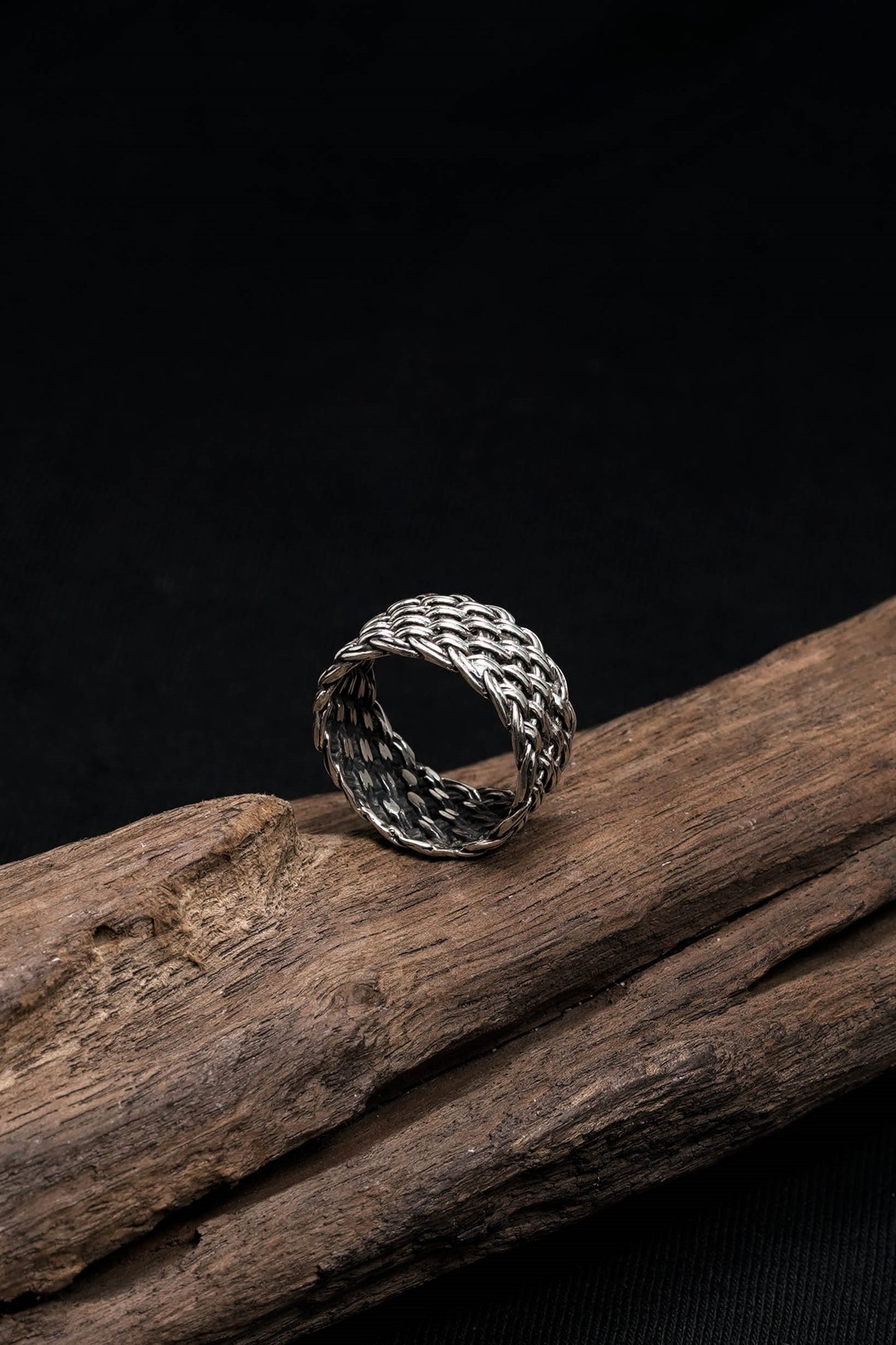 Classic Web Retro 925 Sterling Silver Ring