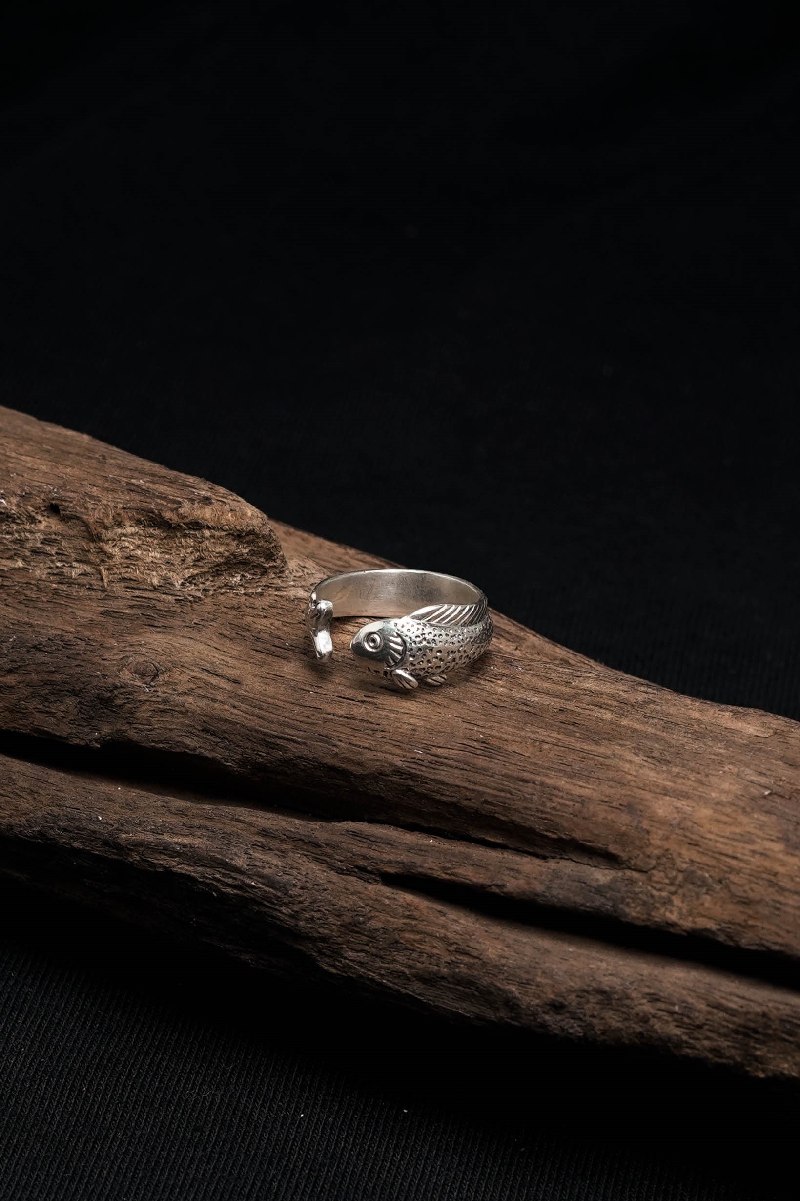 Classic Fish Retro 925 Sterling Silver Ring