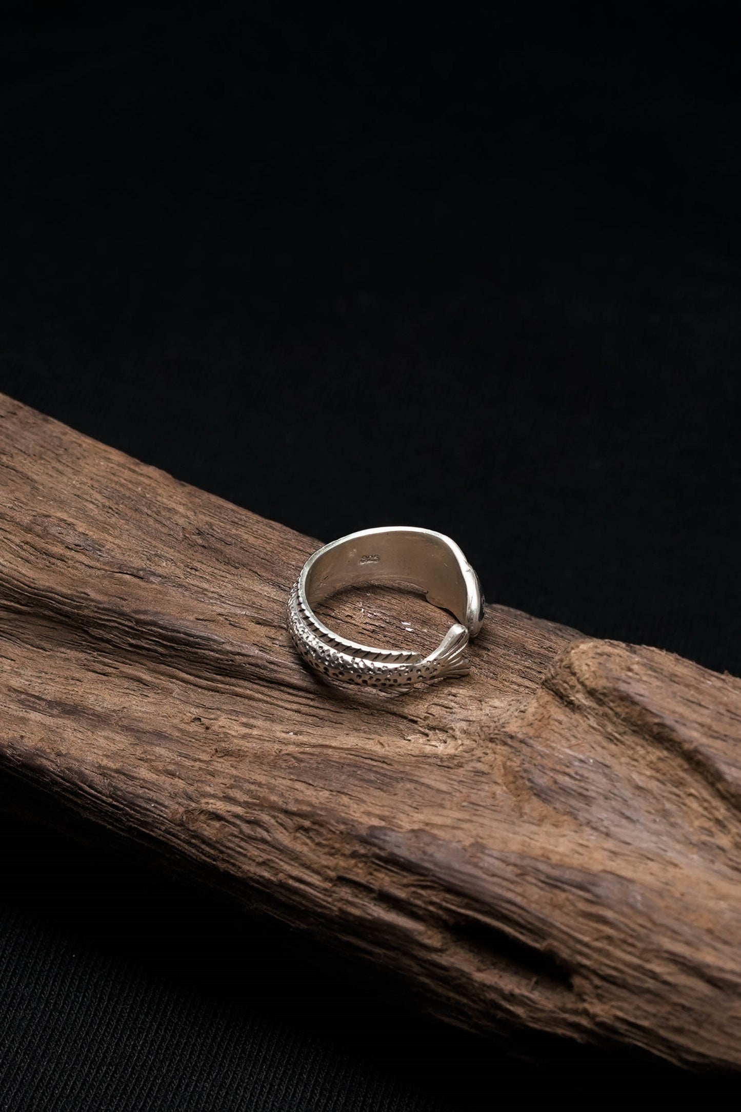 Classic Fish Retro 925 Sterling Silver Ring