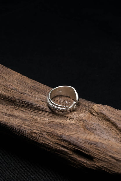 Classic Fish Retro 925 Sterling Silver Ring