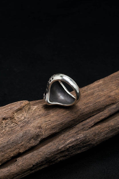 Leopard Head 925 Sterling Silver Retro Ring