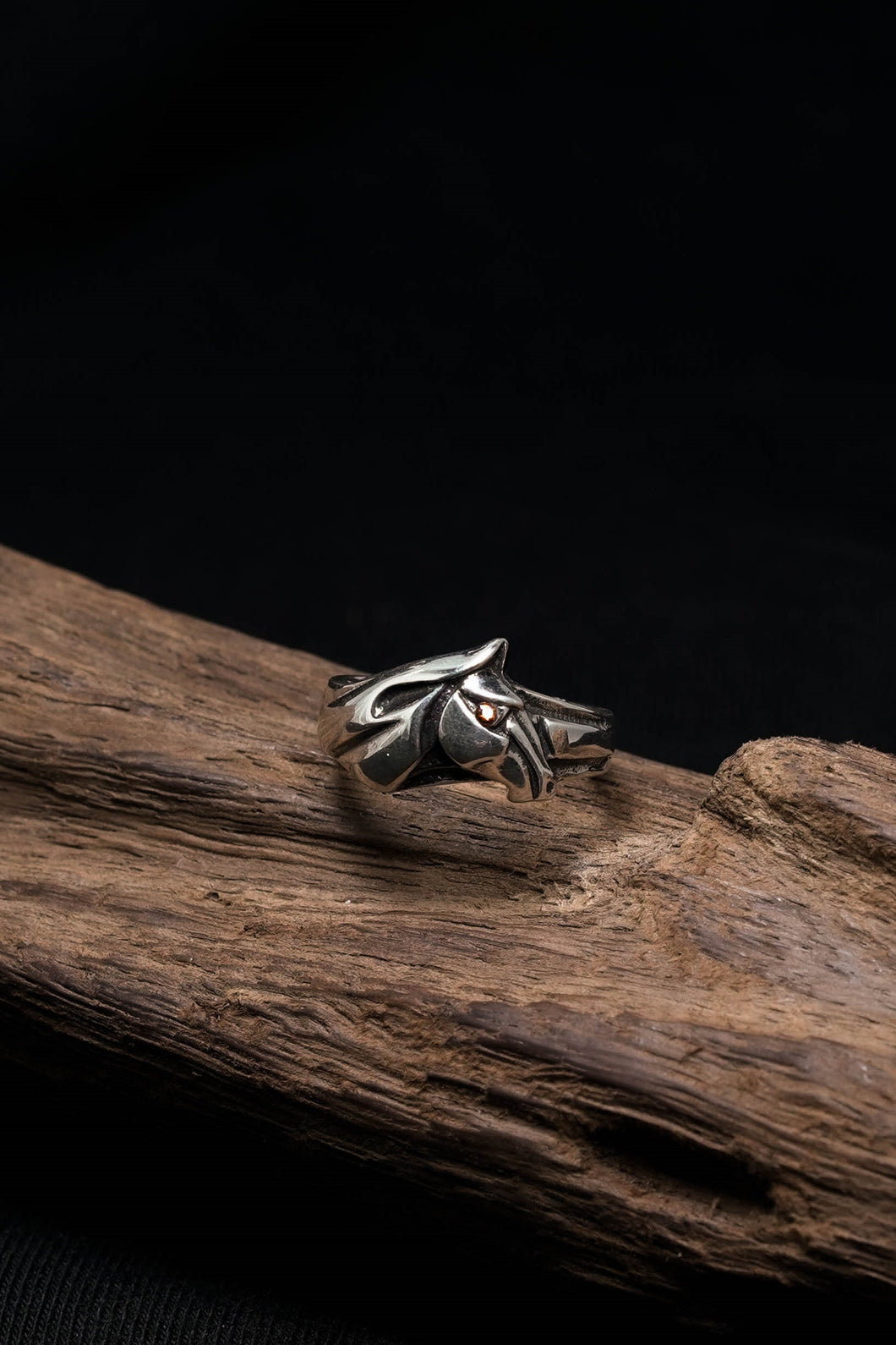 Horse Head Retro 925 Sterling Silver Ring