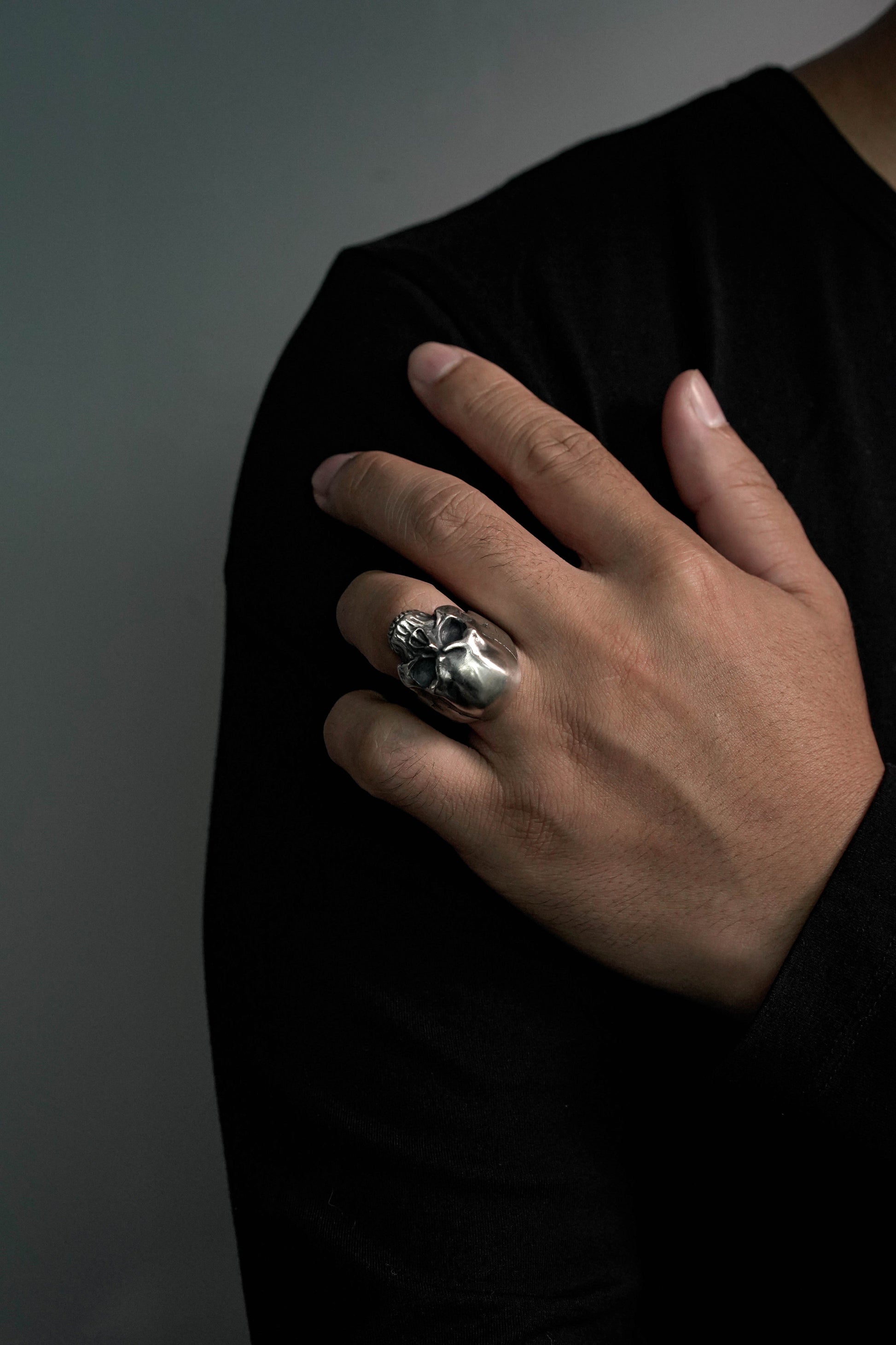 Bold Skull 925 Sterling Silver Retro Ring