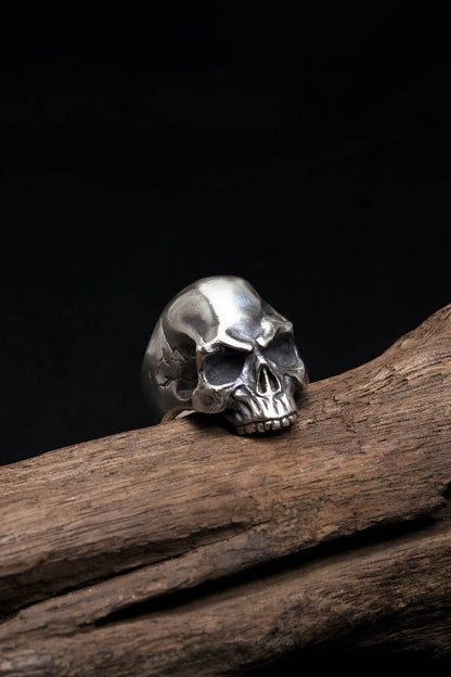 Bold Skull 925 Sterling Silver Retro Ring