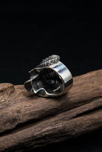 Load image into Gallery viewer, Retro Sheep Head Skull Silver Rings
